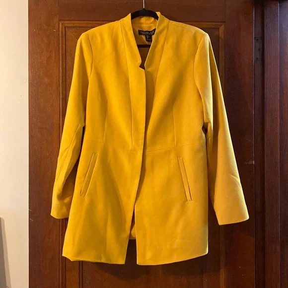 NWT✨ Rachel Zoe oversized yellow blazer - Picture 1 of 8